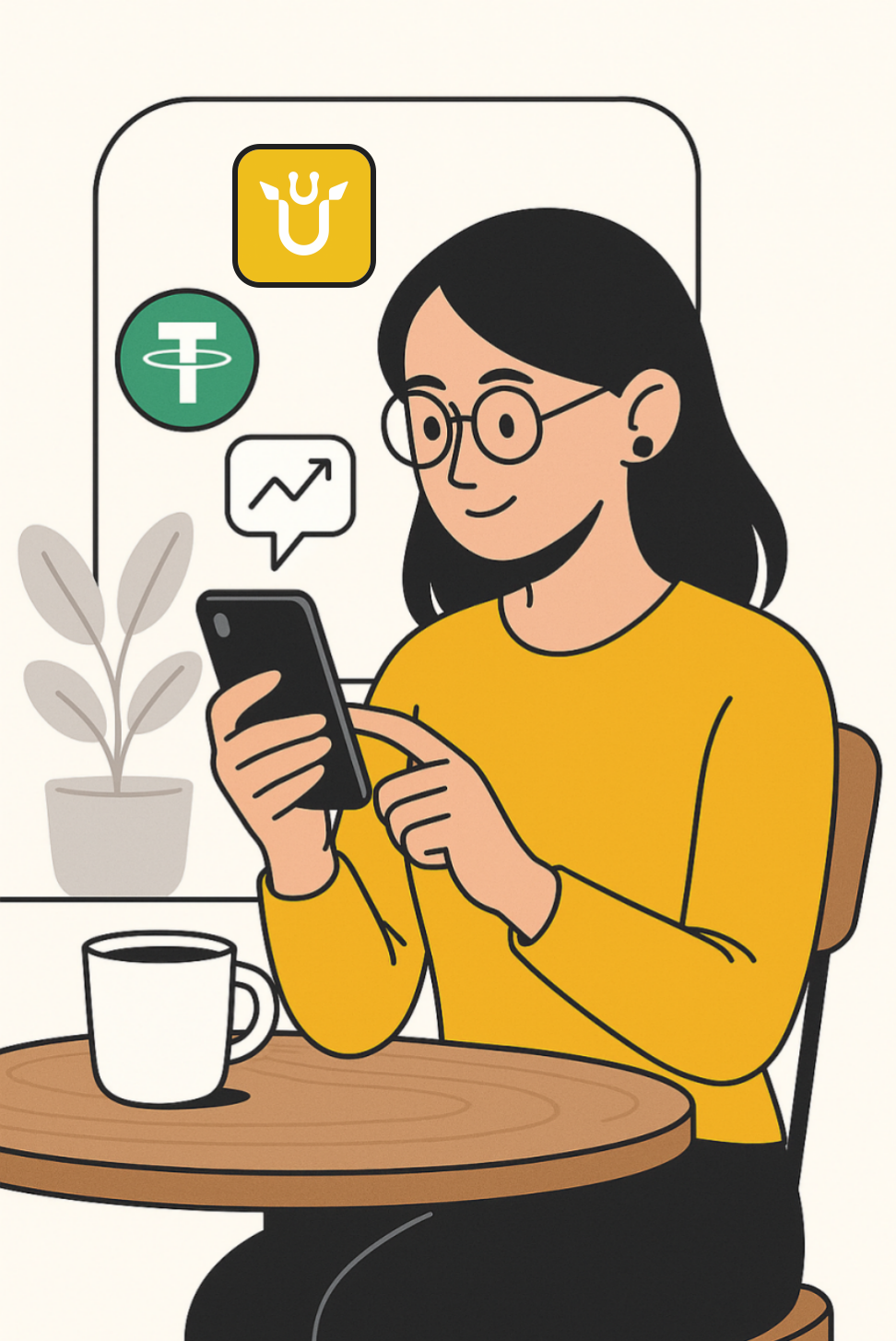 女性-咖啡- USDT-2